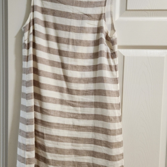 Beachlunchlounge Tan & Cream Shift Dress - Picture 6 of 9